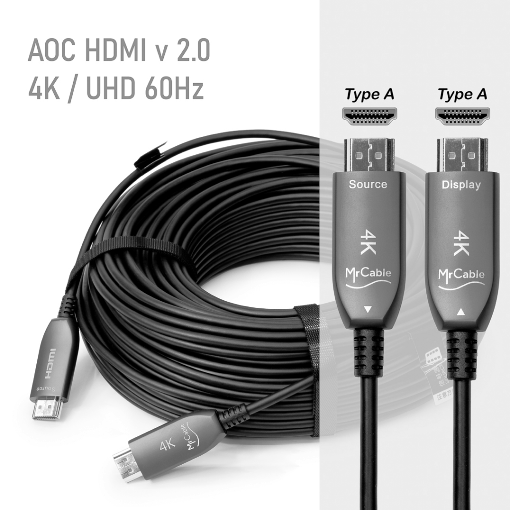 Оптоволоконный HDMI-кабель 4K